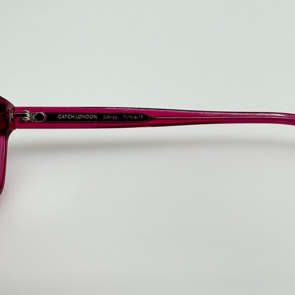 Catch London Eyeglasses Eye Glasses Frames Jubilee Purple 15 England 53-15-140 - Picture 5 of 6